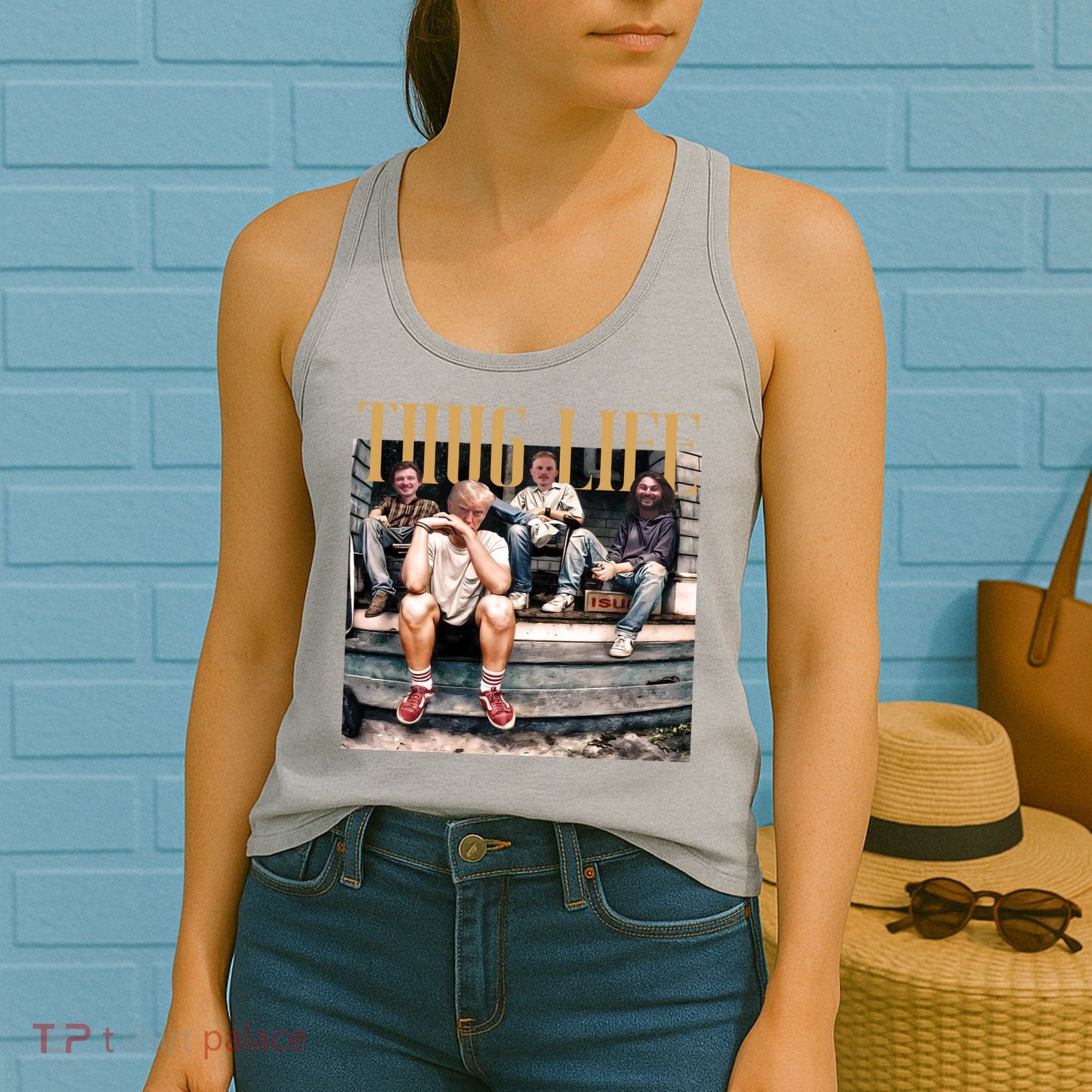 Cool Donald Trump Thug Life Women's Tank Top