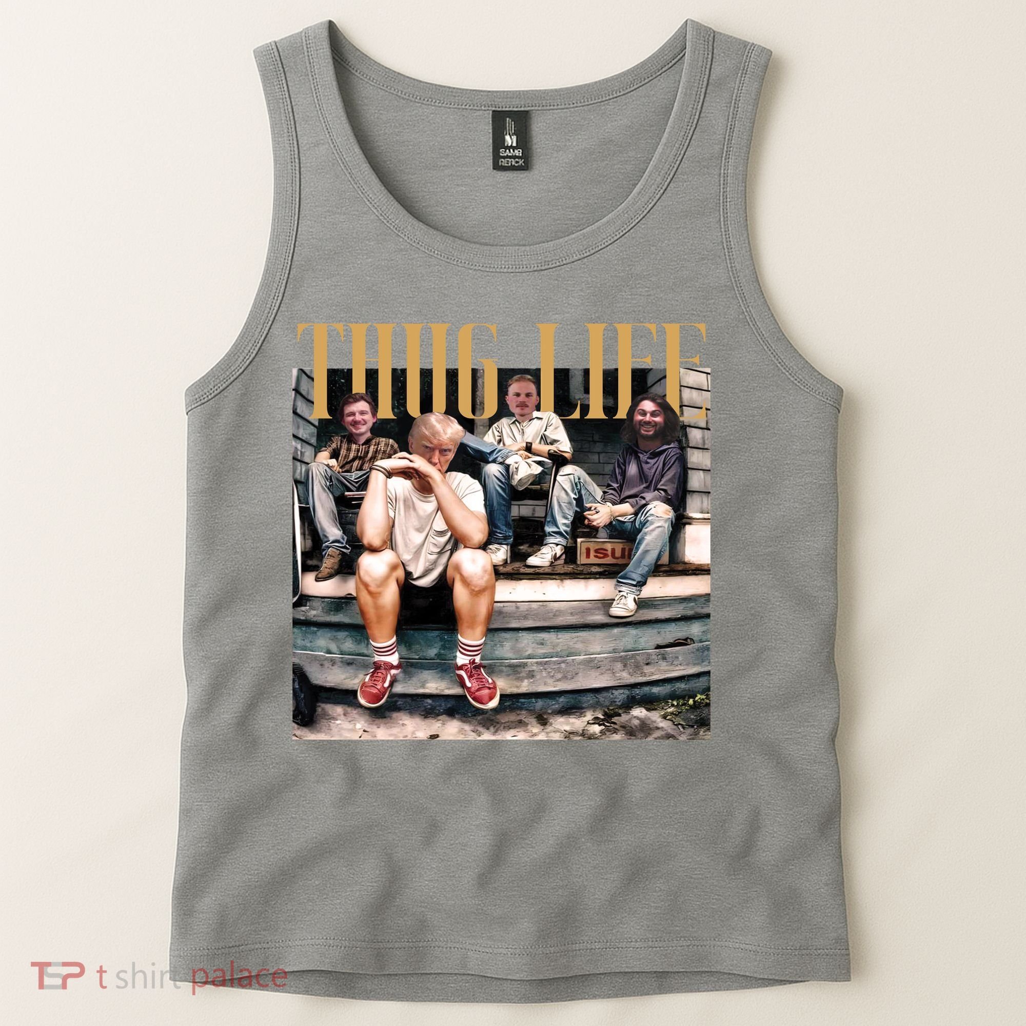 Cool Donald Trump Thug Life Tank Top
