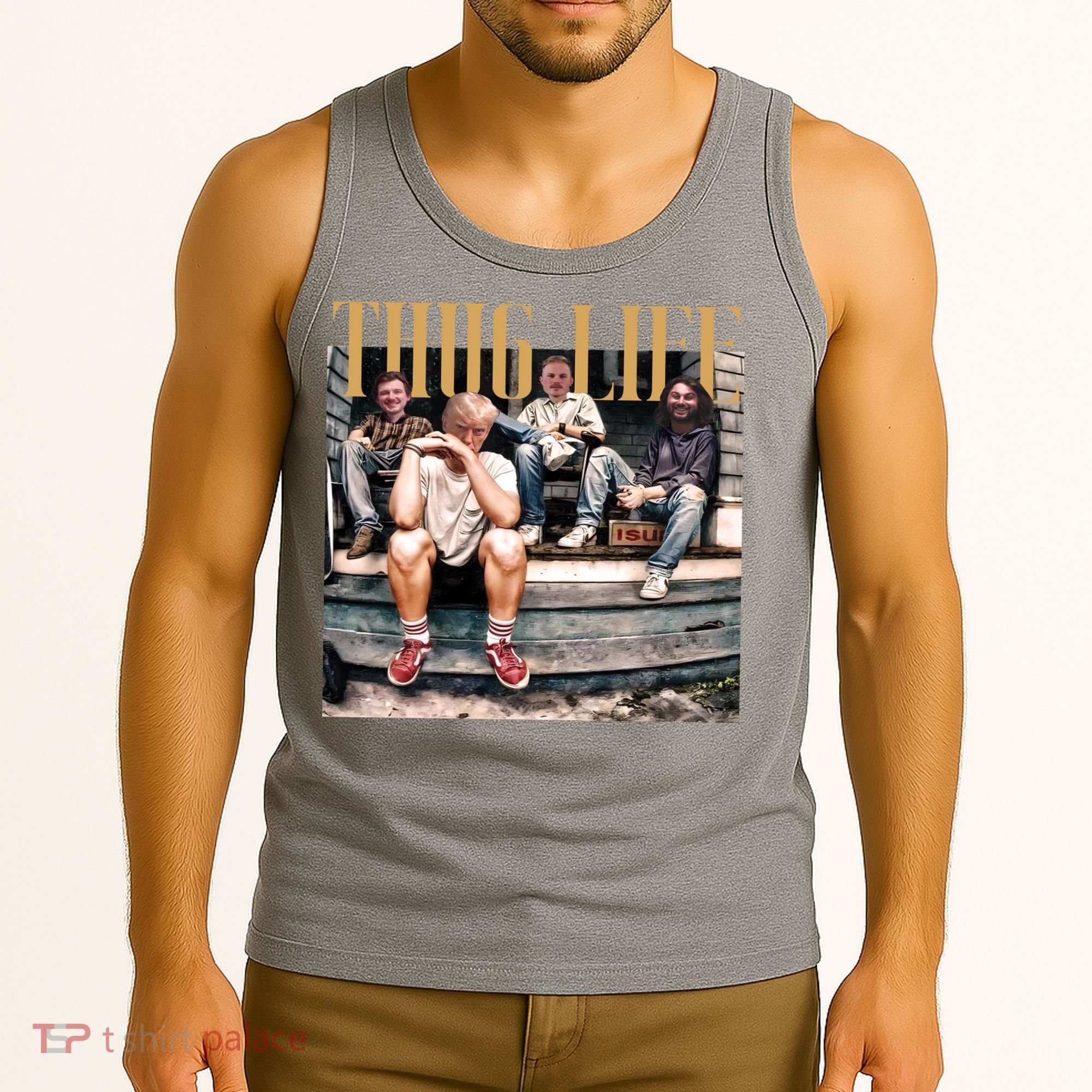 Cool Donald Trump Thug Life Tank Top