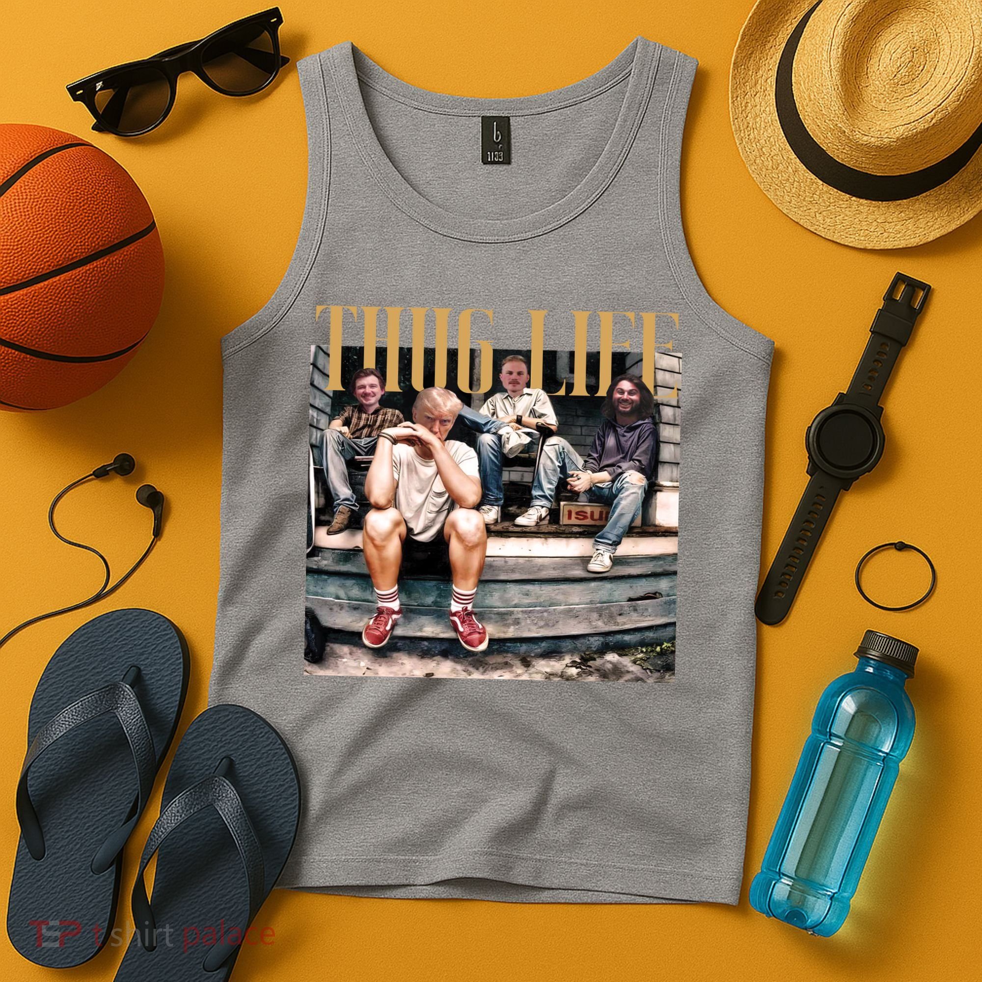 Cool Donald Trump Thug Life Tank Top
