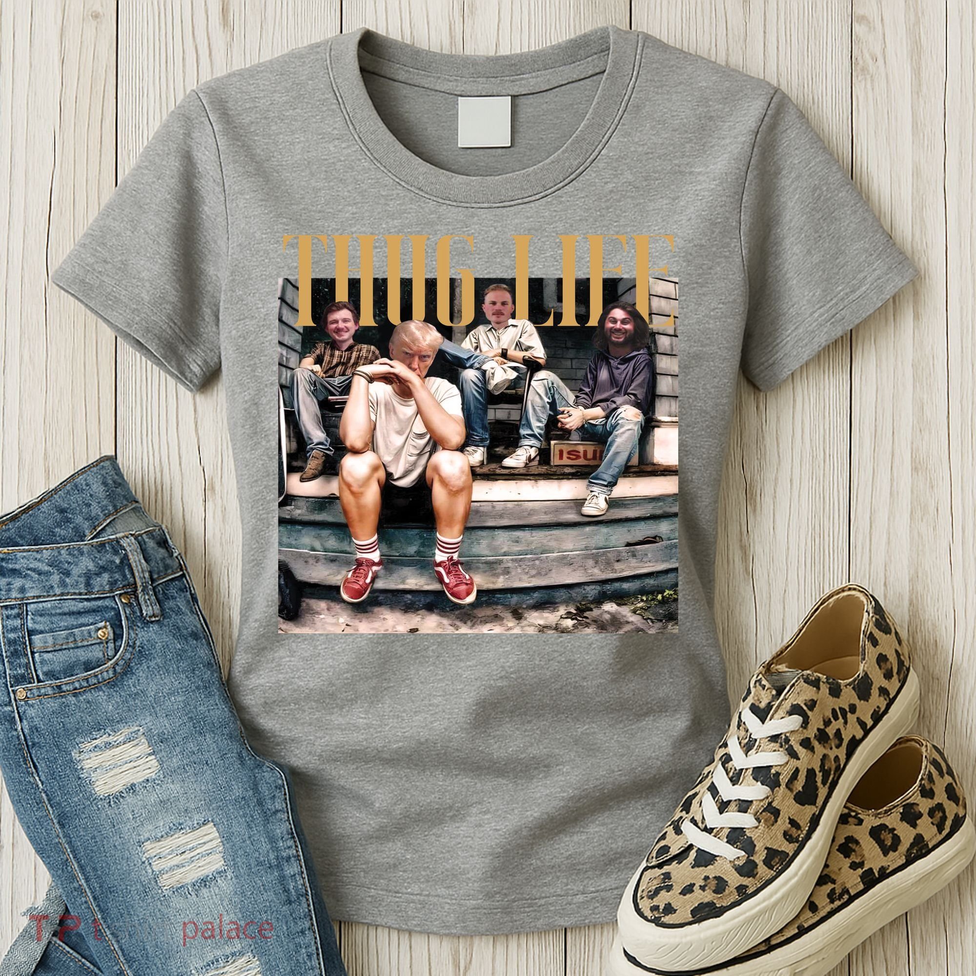 Cool Donald Trump Thug Life Women's T-Shirt