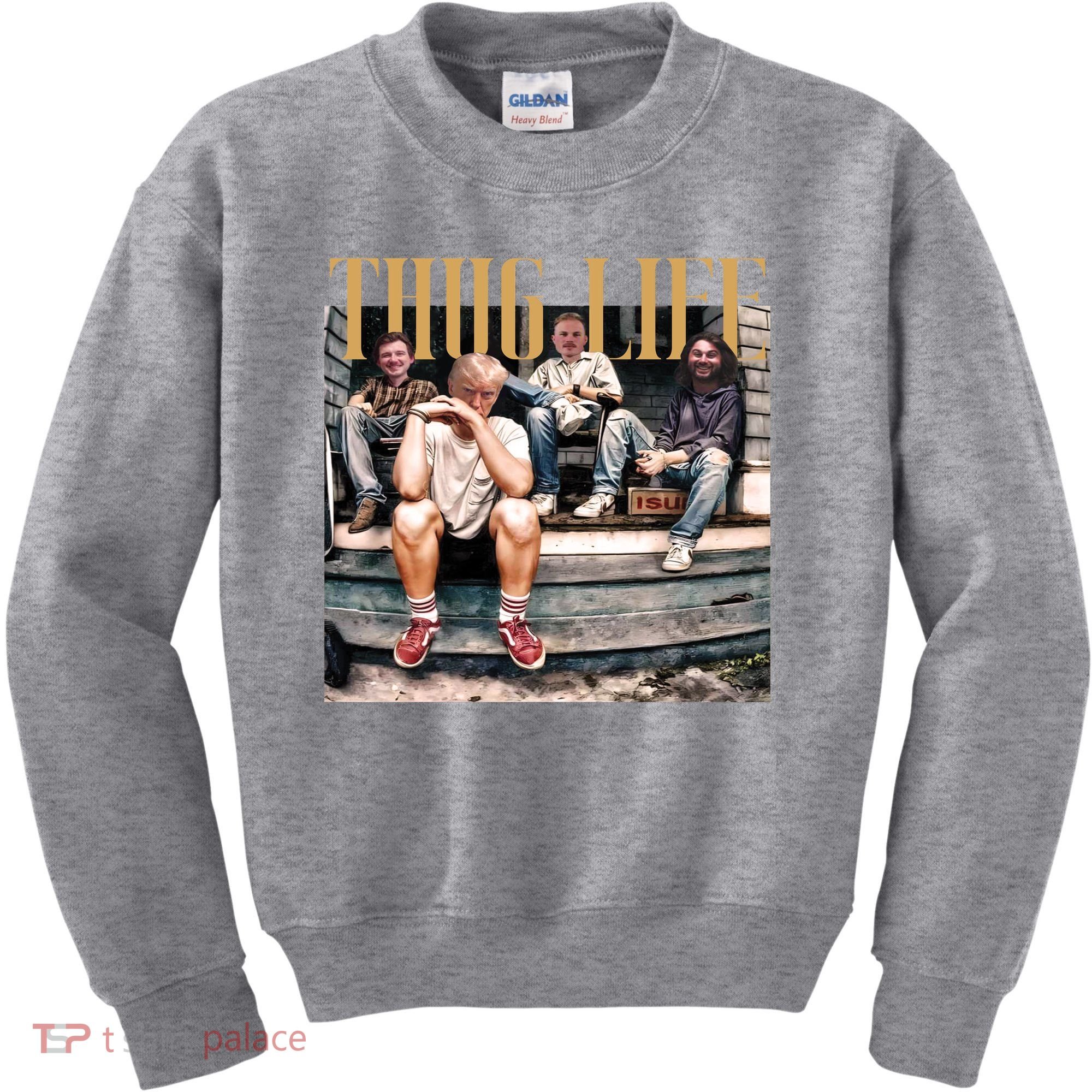 Cool Donald Trump Thug Life Kids Sweatshirt