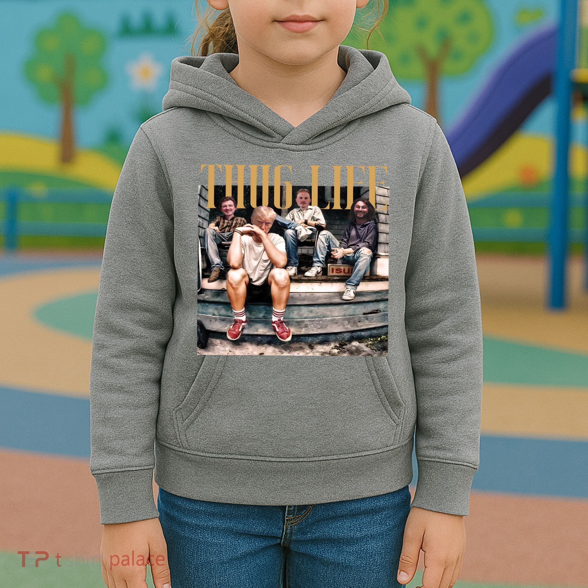Cool Donald Trump Thug Life Kids Hoodie