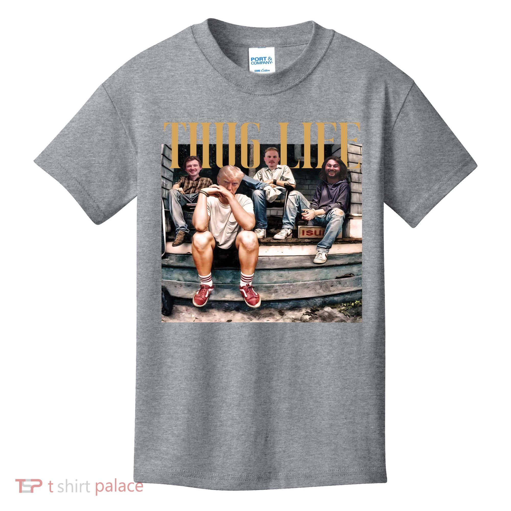 Cool Donald Trump Thug Life Kids T-Shirt