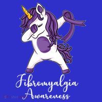 Cute Dabbing Unicorn Purple Ribbon Fibromyalgia Awareness Gift Baby Bodysuit thumb 2