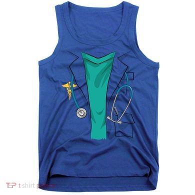 Cool Doctor Uniform Halloween Costume Funny Lazy Diy Gift Tank Top