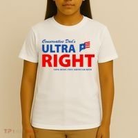 Conservative Dads Ultra Right 100% Work Free American Beer T-Shirt thumb 4