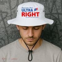 Conservative Dads Ultra Right 100% Work Free American Beer Bucket Hat thumb 2