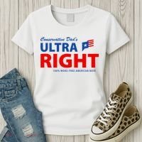 Conservative Dads Ultra Right 100% Work Free American Beer Women's T-Shirt thumb 3