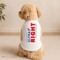 Conservative Dads Ultra Right 100% Work Free American Beer Doggie Tank thumb 2
