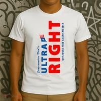 Conservative Dads Ultra Right 100% Work Free American Beer T-Shirt thumb 3