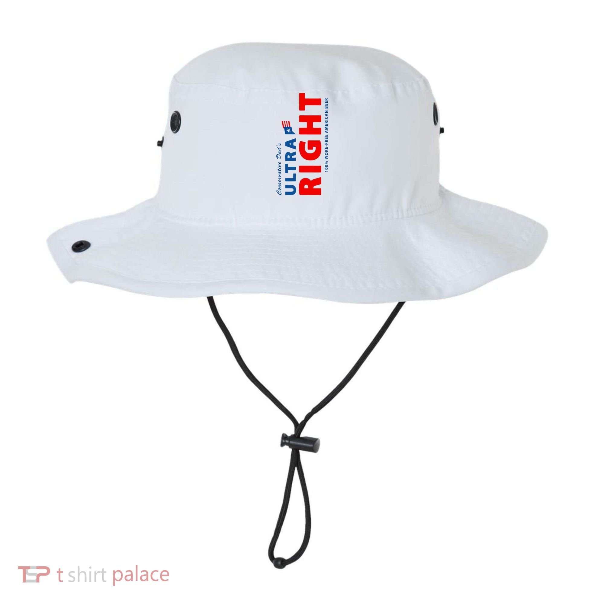 Conservative Dads Ultra Right 100% Work Free American Beer Bucket Hat