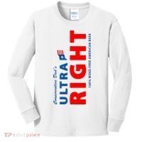 Conservative Dads Ultra Right 100% Work Free American Beer Kids Long Sleeve Shirt thumb 0