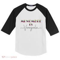 Camisa De Venezuela Venezuelan Flag Proud Venezuelan Kids Colorblock Raglan Jersey thumb 0