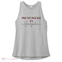 Camisa De Venezuela Venezuelan Flag Proud Venezuelan Ladies PosiCharge Tri-Blend Wicking Tank thumb 0