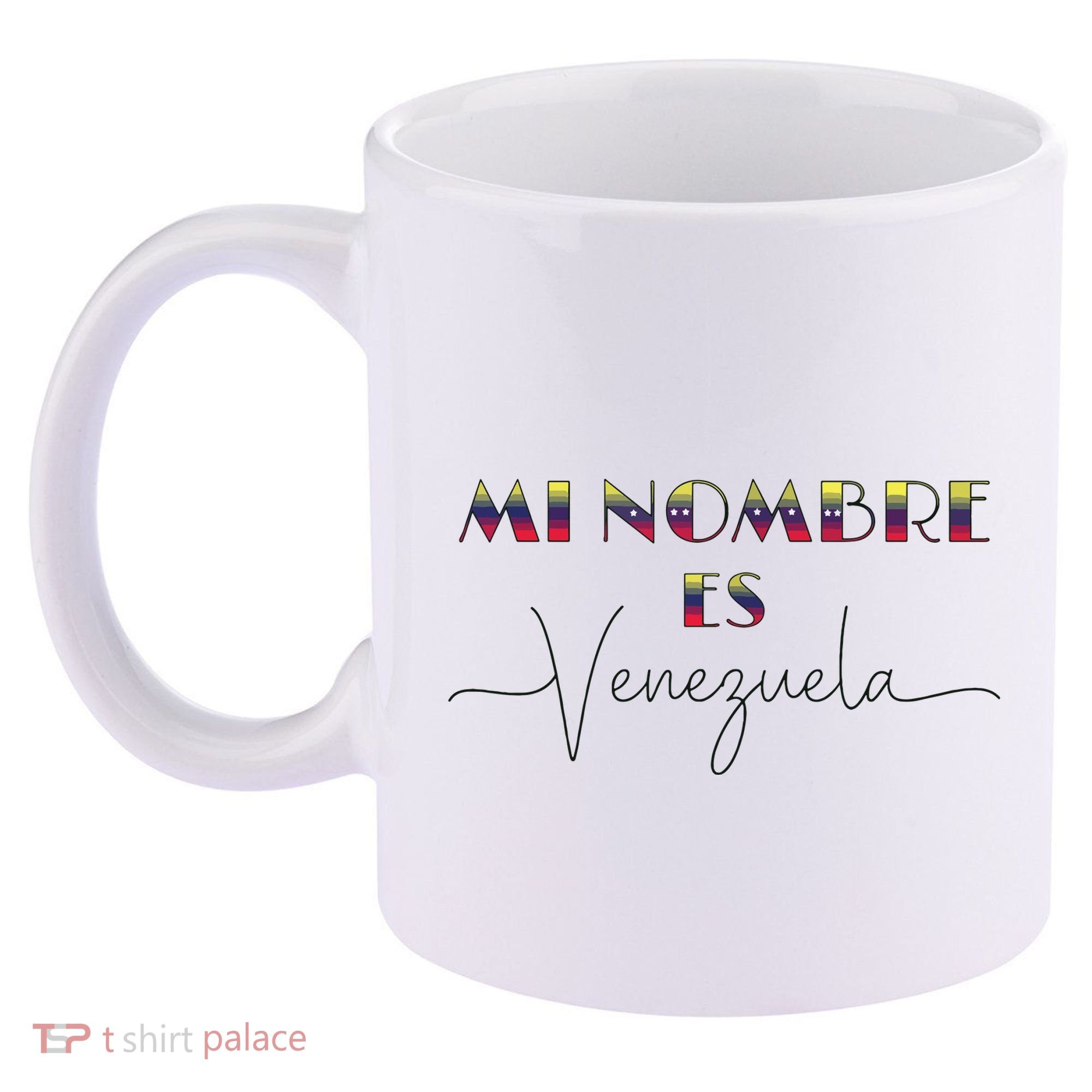 Camisa De Venezuela Venezuelan Flag Proud Venezuelan 11oz C Handle Ceramic Mug
