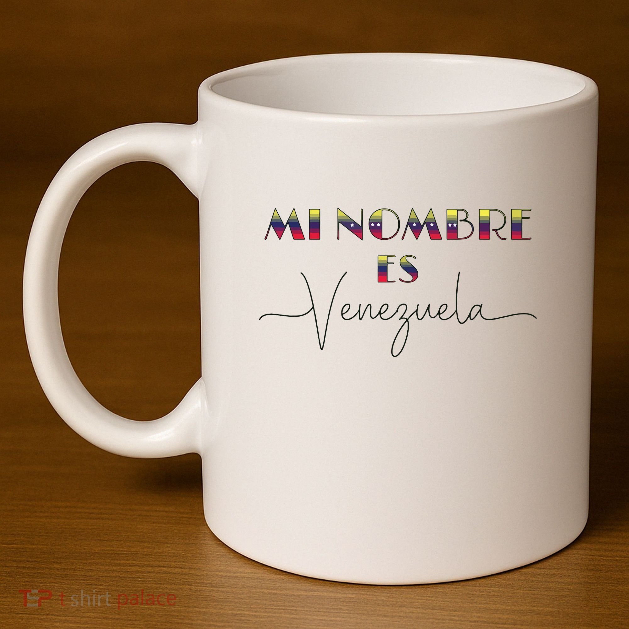 Camisa De Venezuela Venezuelan Flag Proud Venezuelan 11oz C Handle Ceramic Mug