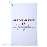 Camisa De Venezuela Venezuelan Flag Proud Venezuelan Golf Towel thumb 0