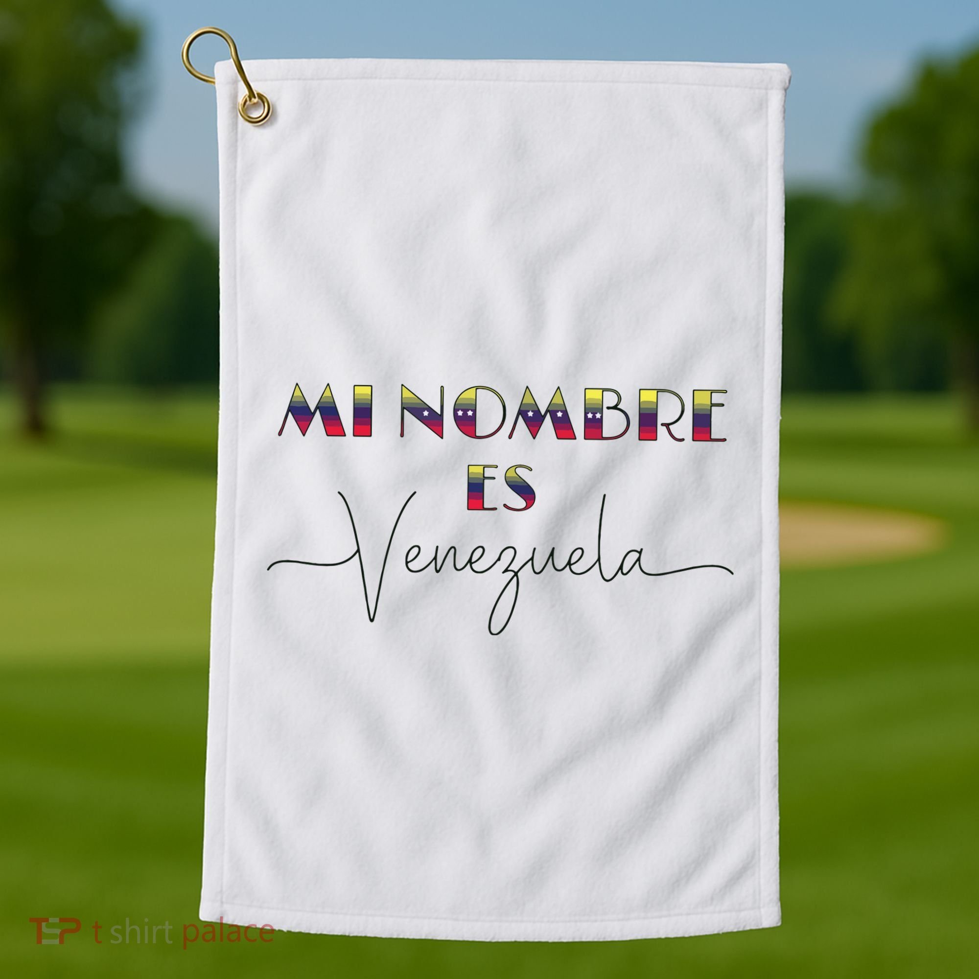 Camisa De Venezuela Venezuelan Flag Proud Venezuelan Golf Towel