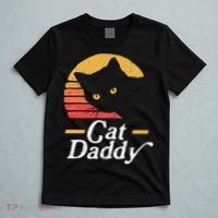 Cat Daddy Vintage Eighties Style Cat Retro Distressed T-Shirt thumb 5
