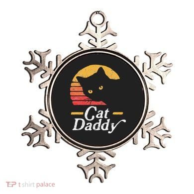 Cat Daddy Vintage Eighties Style Cat Retro Distressed Ornament