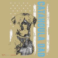 Catahoula Dad Vintage American Flag Dog Dad T-Shirt thumb 7