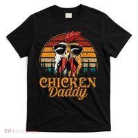 Chicken Daddy Vintage Poultry Farmer Fathers Day T-Shirt thumb 0