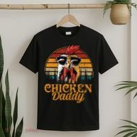 Chicken Daddy Vintage Poultry Farmer Fathers Day T-Shirt thumb 2