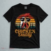 Chicken Daddy Vintage Poultry Farmer Fathers Day T-Shirt thumb 5