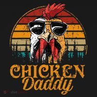Chicken Daddy Vintage Poultry Farmer Fathers Day T-Shirt thumb 7