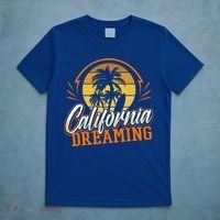 California Dreaming Vintage Retro 70's Skyline Surf Gift Funny Gift T-Shirt thumb 5