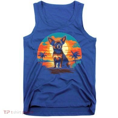 Chihuahua Dog Vintage Style Gift Tank Top
