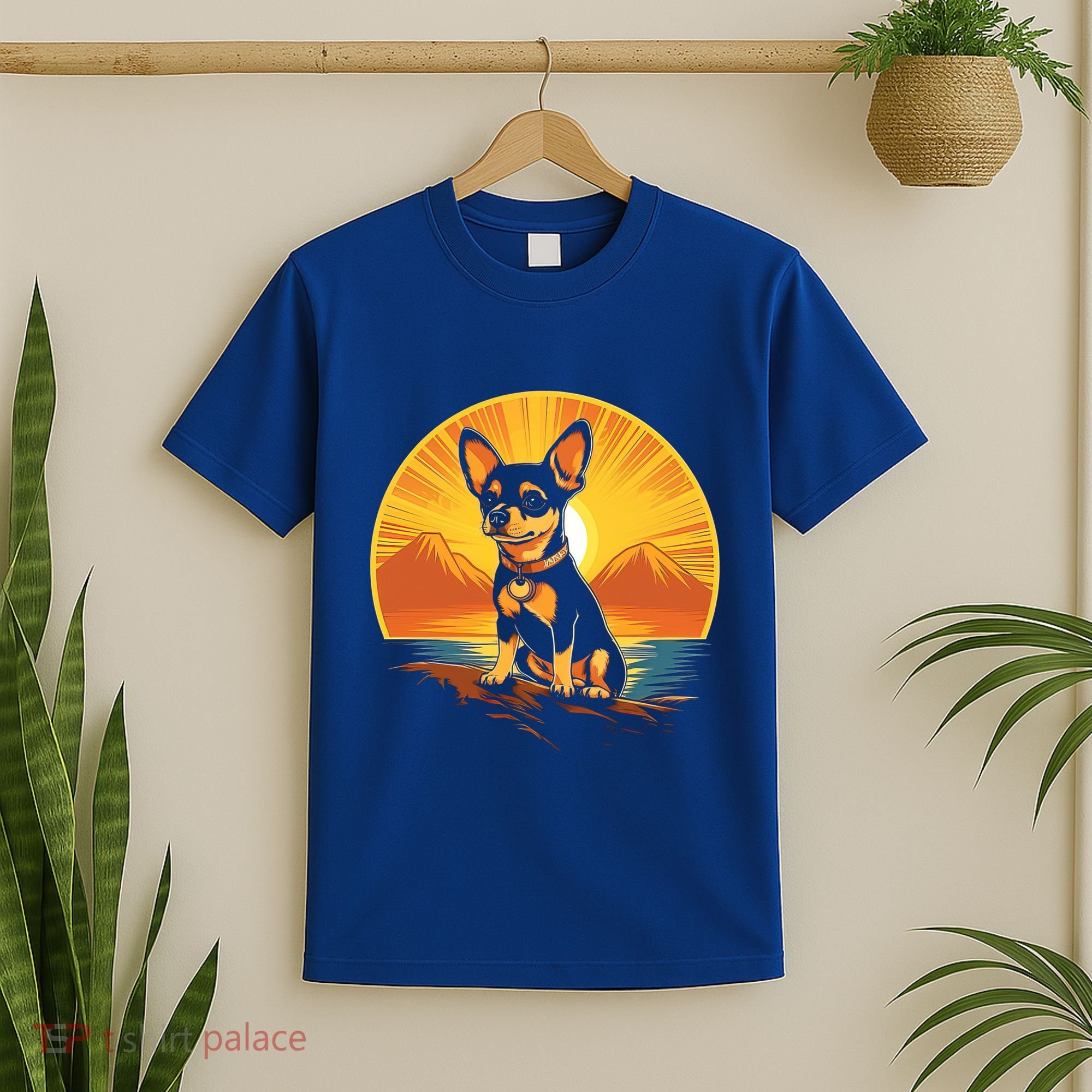 Chihuahua Dog Vintage Style Cute Gift T-Shirt