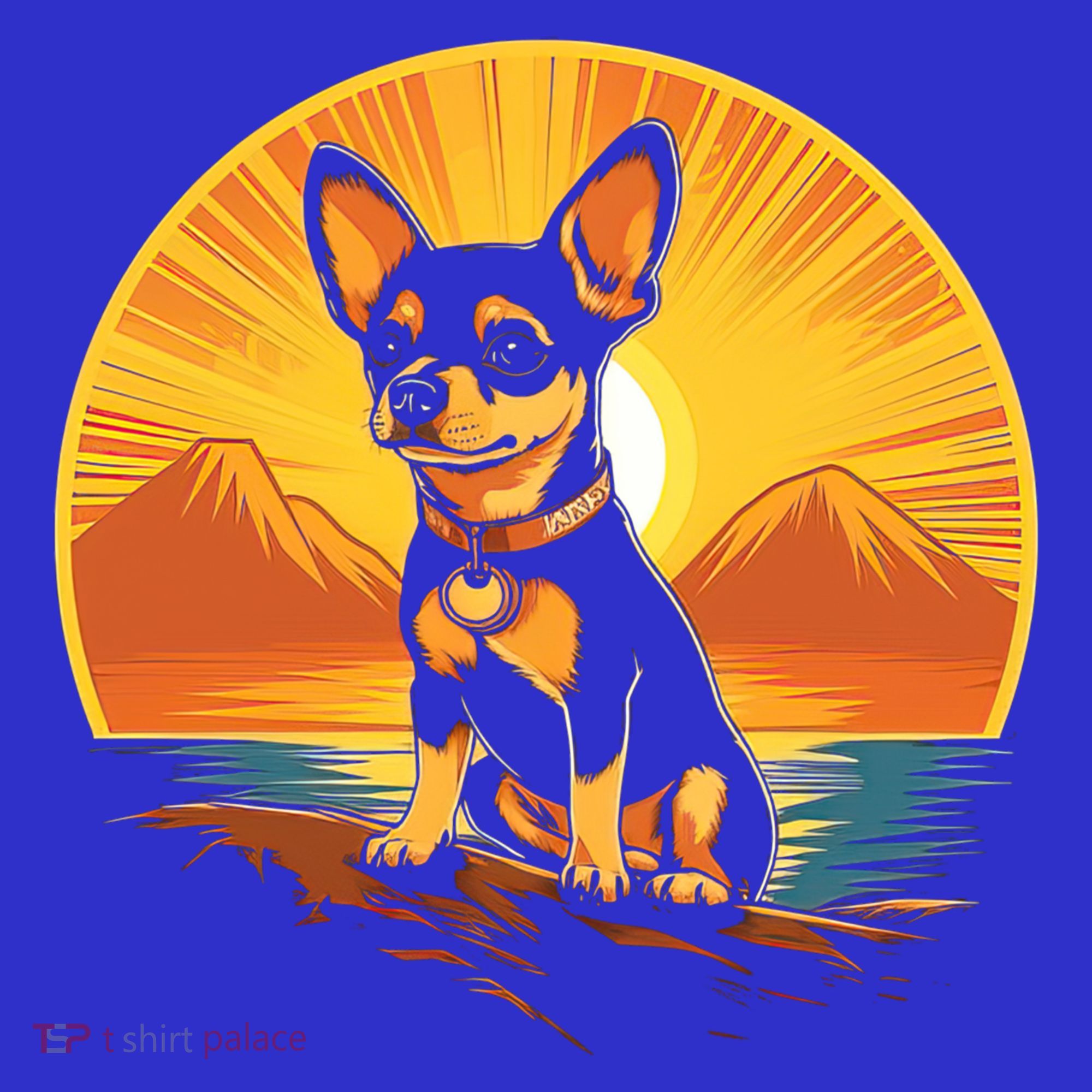 Chihuahua Dog Vintage Style Cute Gift T-Shirt