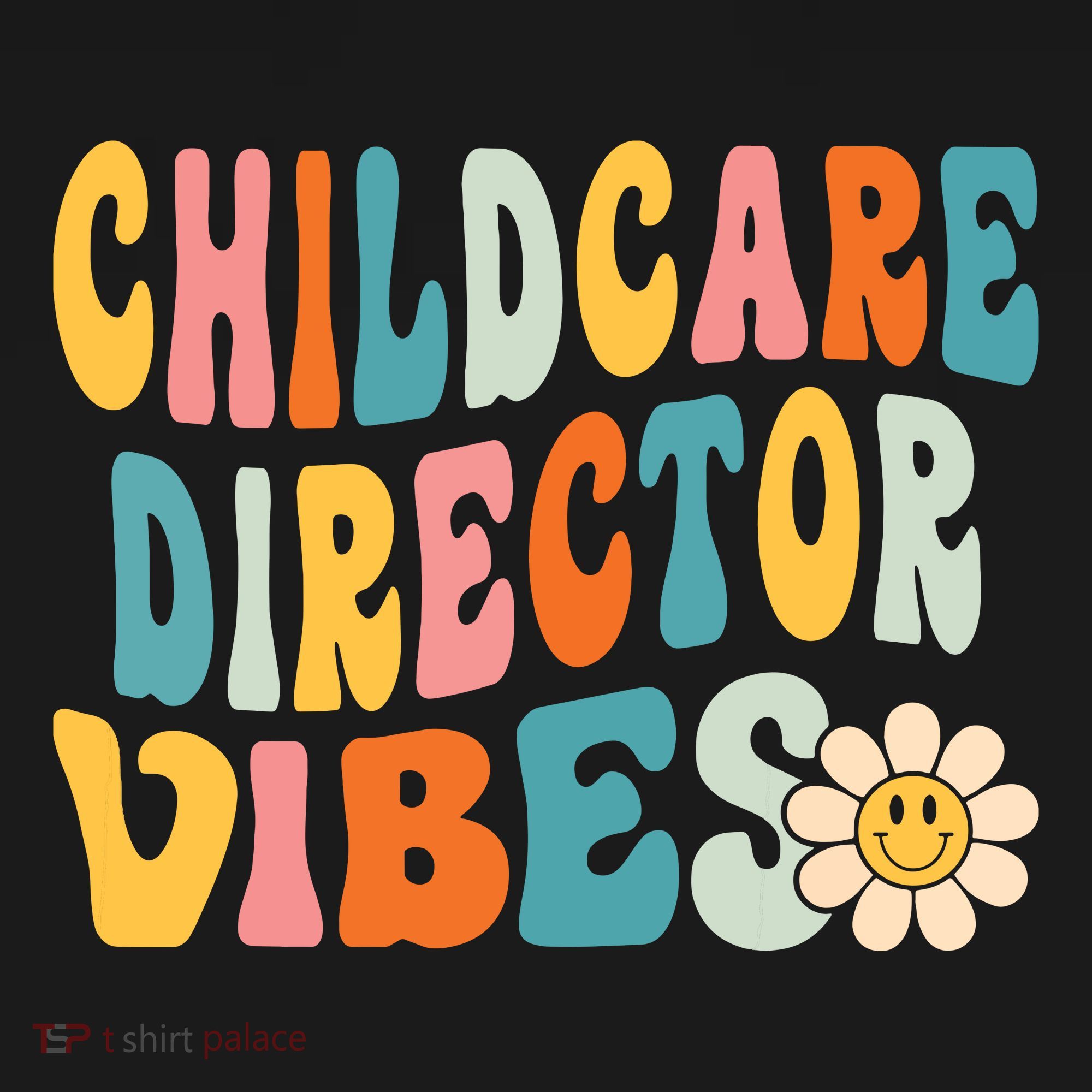 Childcare Director Vibes 1st Day Of School Daycare Teacher Women's Tank Top