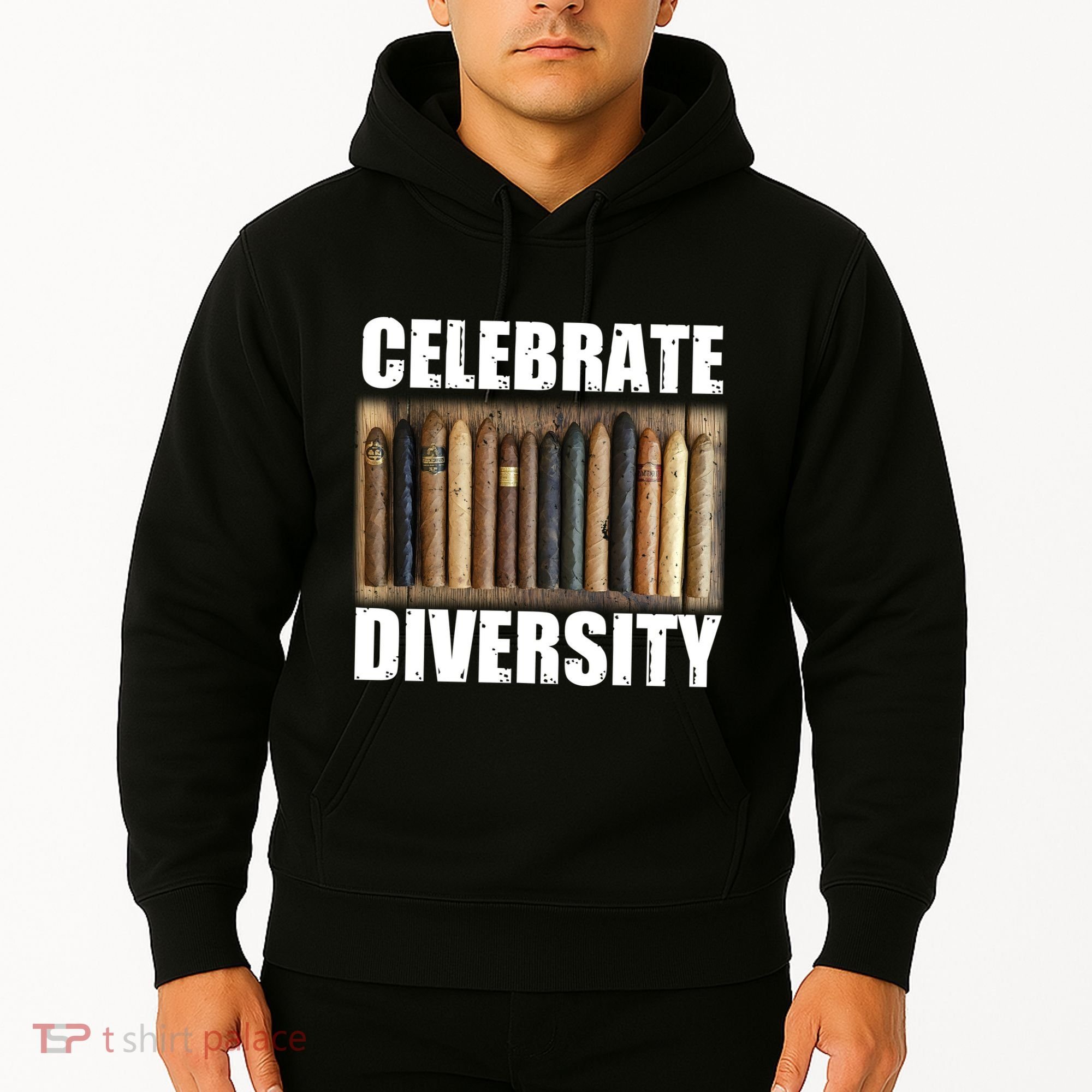Celebrate Diversity Variety Of Smoke Cigars Hoodie