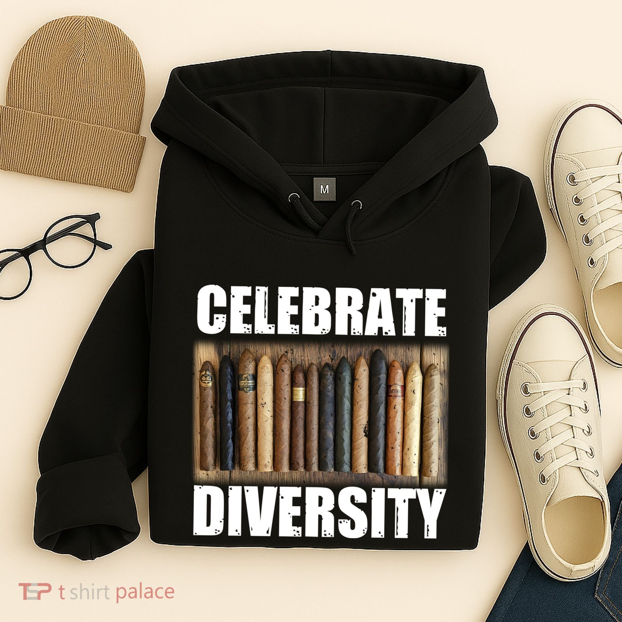 Celebrate Diversity Variety Of Smoke Cigars Hoodie