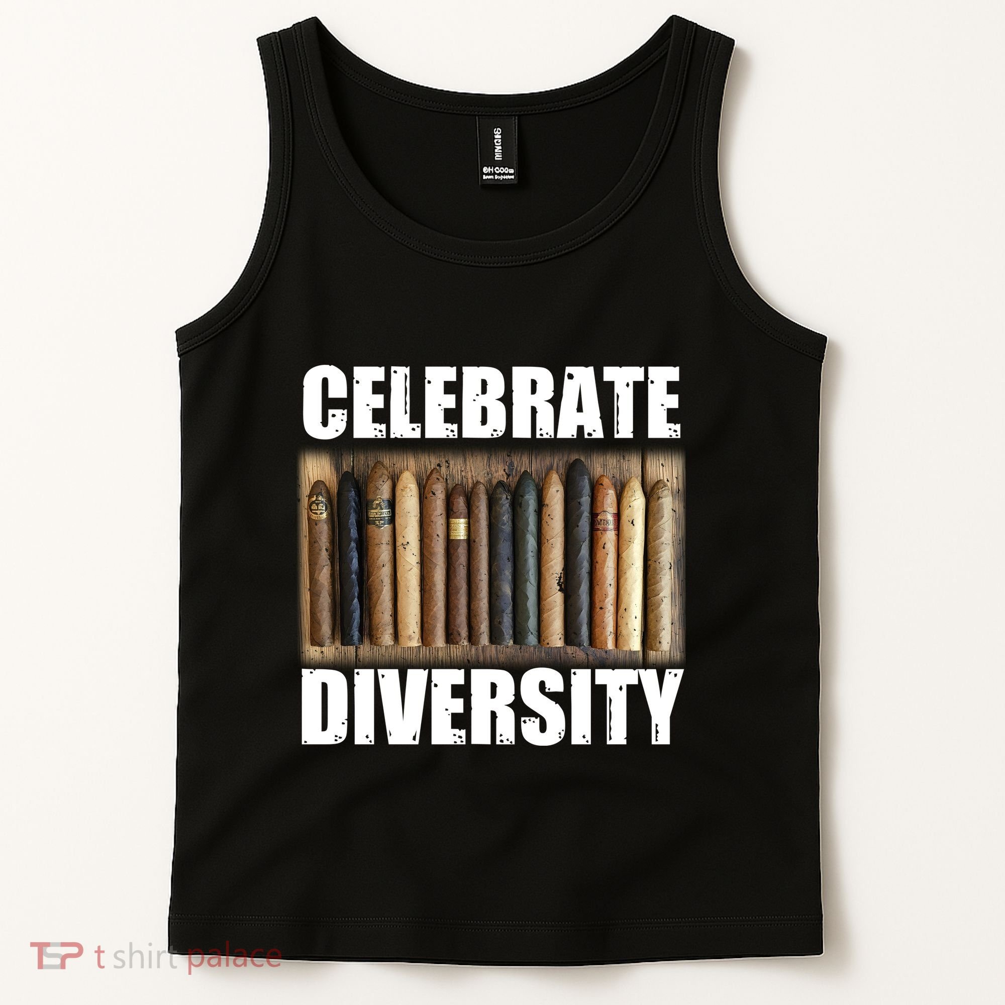 Celebrate Diversity Variety Of Smoke Cigars Tank Top