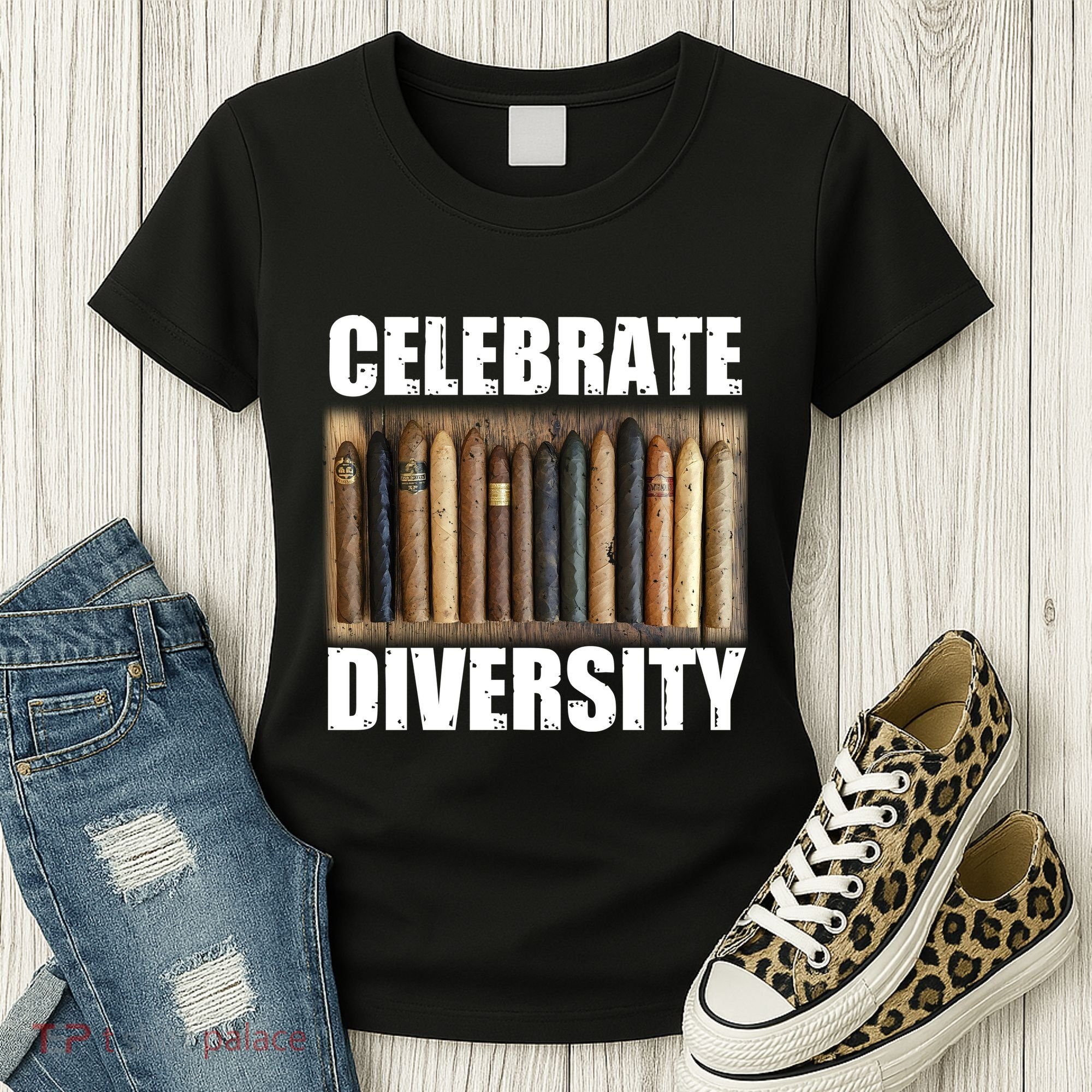 Celebrate Diversity Variety Of Smoke Cigars Women's T-Shirt