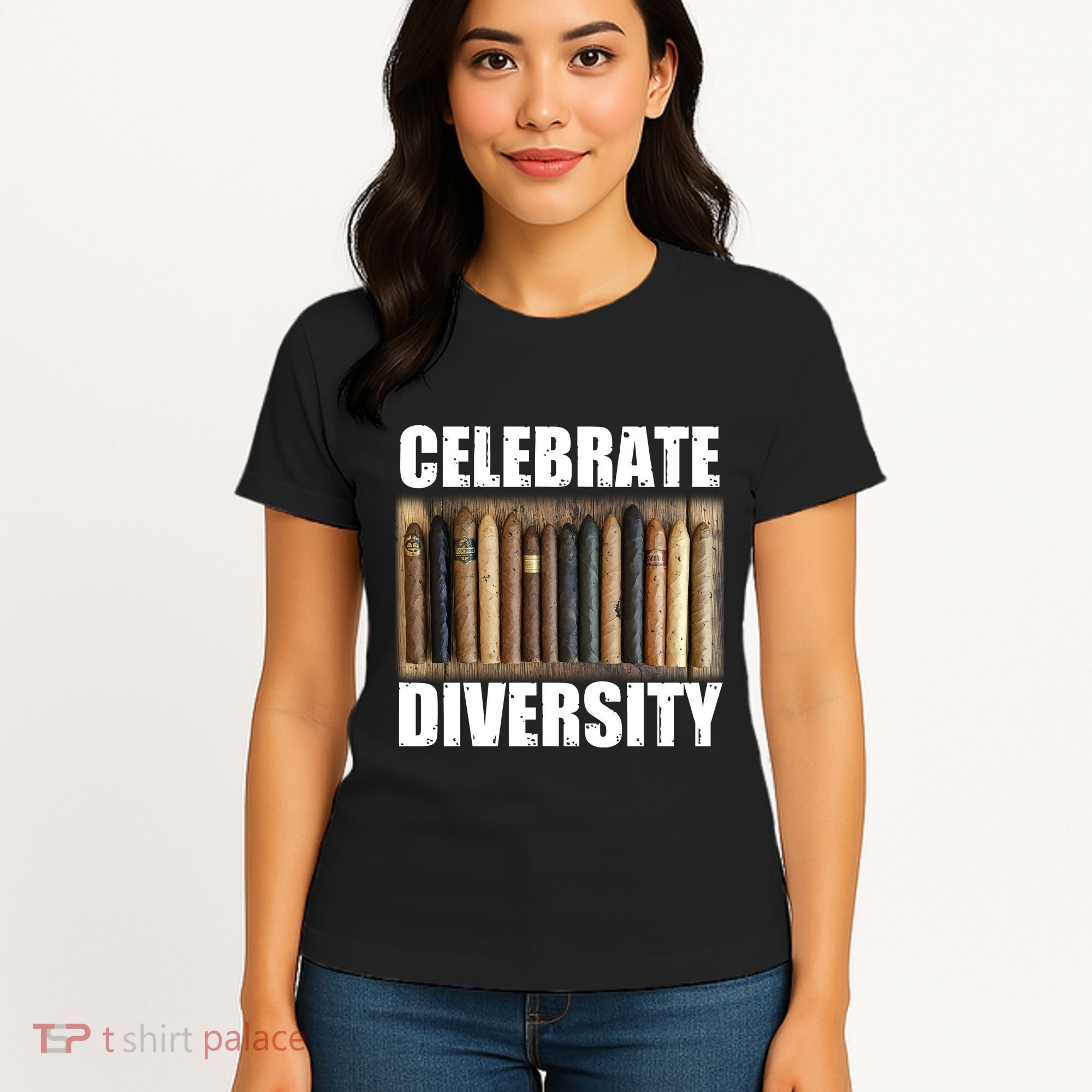 Celebrate Diversity Variety Of Smoke Cigars Women's T-Shirt