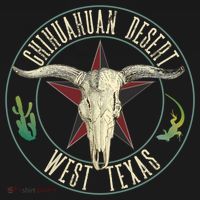 Chihuahuan Desert West Texas Cow Skull Lizard Cactus Star Gift Bucket Hat thumb 4