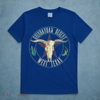 Chihuahuan Desert West Texas Cow Skull Lizard Cactus Star Gift T-Shirt thumb 5