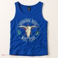 Chihuahuan Desert West Texas Cow Skull Lizard Cactus Star Gift Tank Top thumb 2