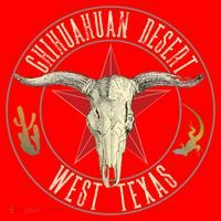 Chihuahuan Desert West Texas Cow Skull Lizard Cactus Star Gift Santa Hat thumb 1