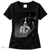 Cool Dog with Sunglasses and Iced Coffee Vibes Women's T-Shirt thumb 0