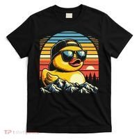 Cool Duck With Sunglasses Retro Funny T-Shirt thumb 0