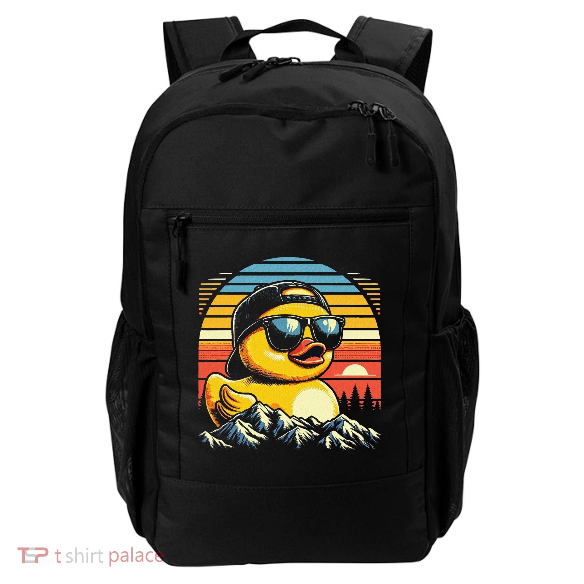 Cool Duck With Sunglasses Retro Funny Backpack