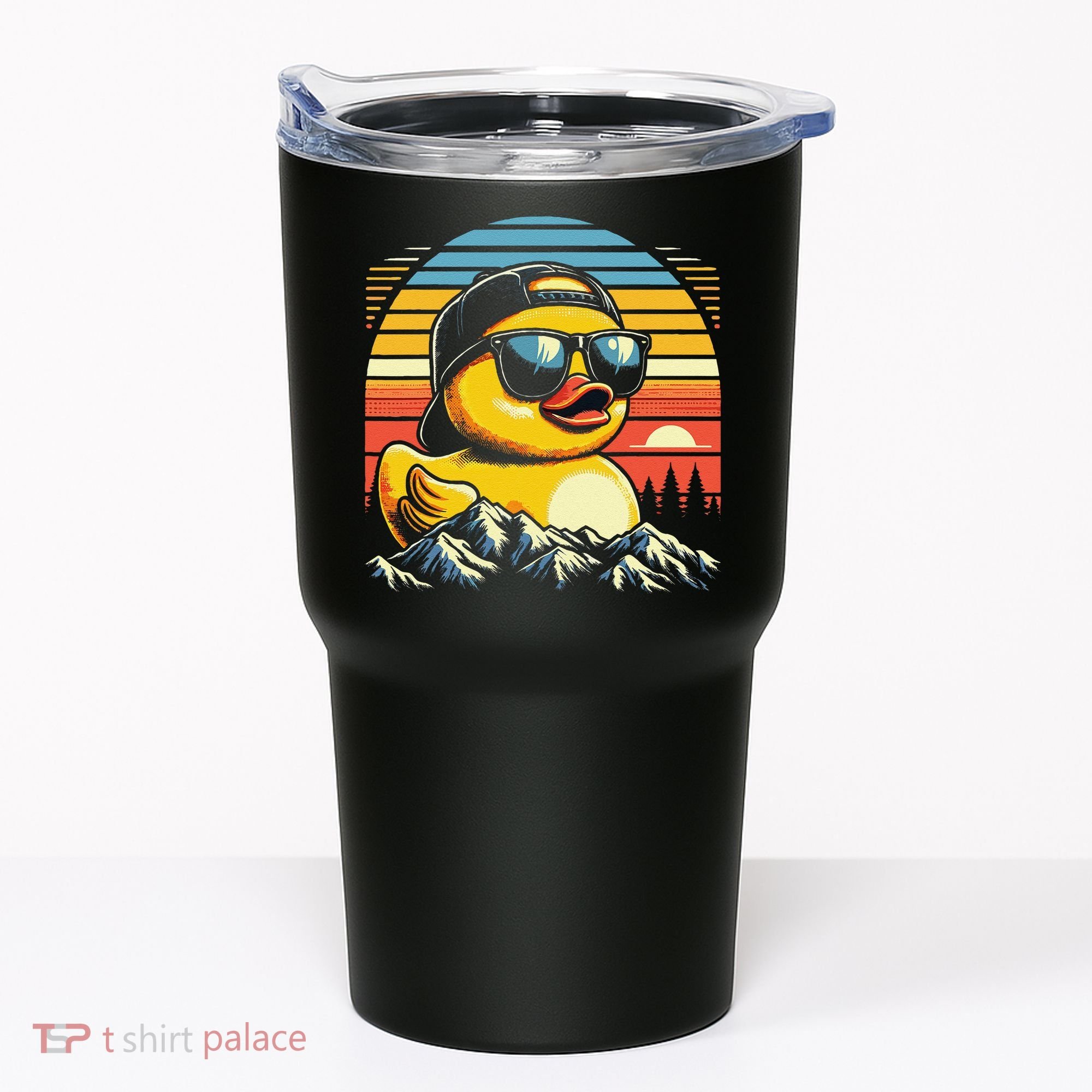 Cool Duck With Sunglasses Retro Funny Tumbler