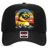 Cool Duck With Sunglasses Retro Funny Hat thumb 0