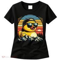 Cool Duck With Sunglasses Retro Funny Women's T-Shirt thumb 0